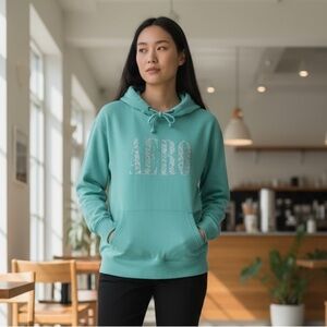 Aeropostale Seafoam Green Hoodie Sweatshirt